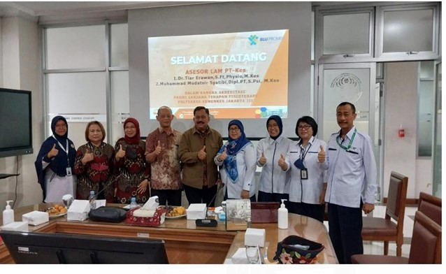 ASSESMENT LAPANGAN AKREDITASI SARJANA TERAPAN PRODI FISIOTERAPI POLTEKKES KEMENKES JAKARTA III TANGGAL 24 SAMPAI 26 JANUARY 2023